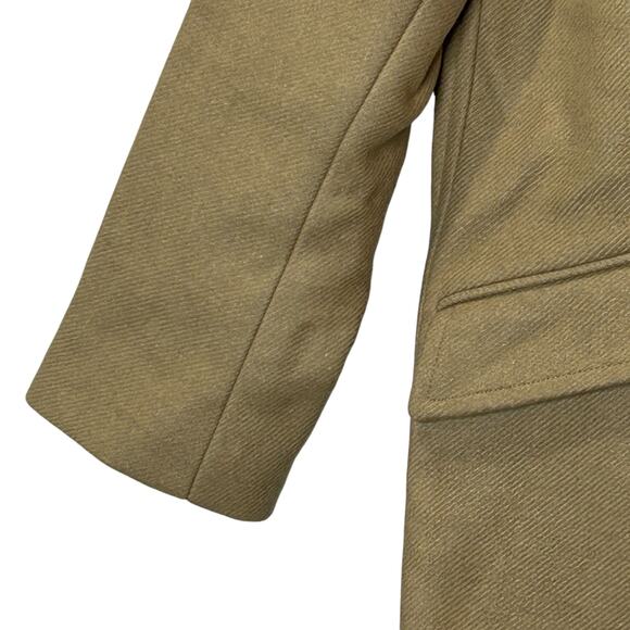 Everlane The Italian ReWool Overcoat Double-Breasted Tan Women 8 NWT - Picture 7 of 13